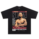 Hip Hop Streetwear Men Tshirts Basketball Star  Print T Shirt 100%Cotton Breathable Tees Unisex Oversized Casual Y2K Clothes