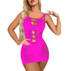 Female Hollow Out Bodysuit Short Sleeve Sexy Nightclub Dress For Women Bodycon Dress Sexy Lingerie For Women Erotic Costumes