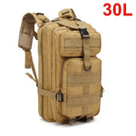 New 30/45L Man Tactical Backpacks HkingTraveling Bags Survival Outdoor 3P Assault Pack EDC Molle Pack For Trekking Hunting Bag