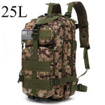 25L/50L Tactical Backpack Molle Bag Outdoor Bags Backpack for Hiking Camping Trekking Hunting Fishing GYM Bags Backpacks