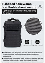 45L/25L Tactical Backpack Men's Travel Large Capacity Rucksacks Men Waterproof Outdoor Sports Multi-functional Bags