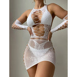 Transparent New Women's Party Night Birthday Split Sleeveless Skinny Dress Summer Elegant Strap Short Mini Pencil Sexy Dress