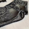 Women Y2K Summer Streetwear Gyaru Vintage Coquette Denim Mini Acubi Cowboy Shorts Button Low Rise Short Pants 2000s Alt Clothes