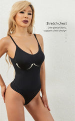 Women Push Up Shapewear Thong Bodysuits Corset Slimming Tummy Control Body Shaper Butt Lifter Open Crotch Fajas Shapers Corsets