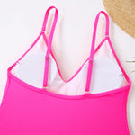 New Sexy One Piece Swimsuit Women Summer Holiday Swimwear Thong Monokini Bathing Suit 2024 Mujer Micro Bikini Solid Neon Yellow