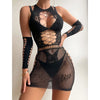 Transparent New Women's Party Night Birthday Split Sleeveless Skinny Dress Summer Elegant Strap Short Mini Pencil Sexy Dress