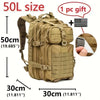 1pc Multifunctional Hiking Backpack with a Capacity of 11.89gal/ 13.21gal, Durable Nylon Storage Bag, Portable Waterproof Sports