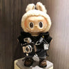 17cm Labubu I II Idol Dolls Cute Mini Plush Doll'S Clothes Korea Kpop Exo Idol Dolls DIY Accessories Gifts FEAR Hoodie Set