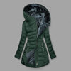 Women Jacket Plus Size Women's Winter Jacket with Plush Lining Hooded Outerwear Warm Windproof Down Coat for Cold Weather Spring