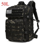 25L/50L Tactical Backpack Molle Bag Outdoor Bags Backpack for Hiking Camping Trekking Hunting Fishing GYM Bags Backpacks