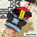 Cute & Auspicious Zombie Replacement Labubu Outfit Little Monster Good Luck Mini Clothes for V1/V2 Labubu Dolls Interesting Gift