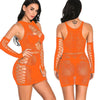 Transparent New Women's Party Night Birthday Split Sleeveless Skinny Dress Summer Elegant Strap Short Mini Pencil Sexy Dress