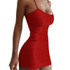 Durable Suspender Dress Skin-friendly Easy Cleaning Fashion Sheath Dress  Nylon Dress for Anniversary