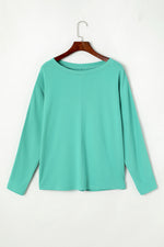 Red Sequined Heart Printed Sleeves Valentine Fashion Top