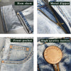 Summer Spring New Casual Vintage Jeans for Men Clothing Washed Soft Cotton Loose Straight Man Pants Baggy Jeans KK1012-1