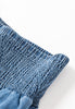 Smocked Wide Leg Jeans