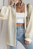 Open Front Long Sleeve Cardigan