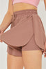 Love Tree Two In One Drawstring Active Shorts