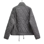 2024 ZAR4 Autumn New Women'S Fashion Style Solid Color Loose Leisure Silk Cotton Coat Coat