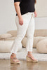 RFM Mini Mia Full Size Tummy Control High Waist Raw Hem Jeans