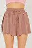 Love Tree Two In One Drawstring Active Shorts