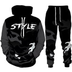 2024 New Camouflage Hoodie Pant Suit 3D Printed Casual Men Women High Quality Tracksuit Outfits Fashion Men'S Clothing 2Pcs Sets