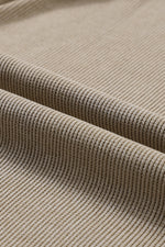 Gray Valentine Sequin XOXO Corded Crew Neck Sweatshirt