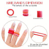 100/300/500 Pcs Girls Colorful Elastic Hair Bands Ponytail Hold Hair Tie Rubber Bands Scrunchie Hair Accessories Bands for Girls