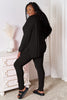 Basic Bae Full Size V-Neck Soft Rayon Long Sleeve Top and Pants Lounge Set