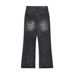 Bright White Jeans Baggy Straight Trousers Men