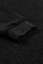 Gray Valentine Sequin XOXO Corded Crew Neck Sweatshirt