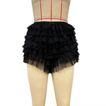 HLJ Sexy Solid Bodysuits Two Piece Sets Women V Neck Spaghetti Strap Slim Bodycon and Lace Ruffle Mini Skirts Outfits Streetwear