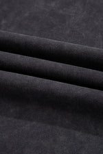 Medium Grey Vintage Cheetah Printed Mineral Wash Graphic Tee