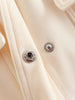 2024 Woman Bomber Jacket Coat White Autumn Winter Button Baseball Aviator Cropped Jackets for Women Long Sleeve Crop Outerwear