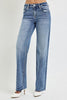 RISEN Full Size High Rise Straight Leg Jeans with Pockets