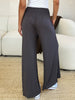 Basic Bae Full Size Smocked Wide Waistband Wide Leg Pants