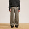 Trendy Retro Washed Jeans Men And Women Trendy Baggy Straight Trousers