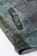 Multicolor Brushed Checked Western Buttoned Jacket