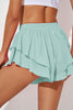 Layered Mid-Rise Waist Active Skirt
