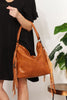 SHOMICO PU Leather Fringe Detail Shoulder Bag