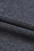 Gray Valentine Sequin XOXO Corded Crew Neck Sweatshirt