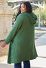 Basic Bae Full Size Hooded Sweater Cardigan