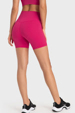 Millennia Staying Cozy Wide Waistband Biker Shorts