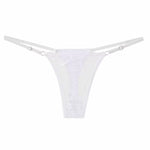 Sexy Lace Adjustable Thongs for Women Low Rise Hollow Out Briefs Female Breathable Underpants Perspective Sexy Lingerie
