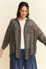 Davi & Dani High-Low Chest Pocket Button Up Shirt