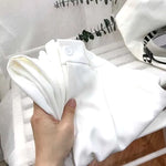 Fall Spring Black Suit Haren Pants Women Fashion Elastic High Waist Casual Trousers Woman Korean Style Solid Office Pant 2023