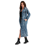 Distressed Women Denim Jacket Tassel Button up New Fashion Coat 2023 Autumn Windbreak Bomber Jacket Ripped Hole Jeans Cardigans