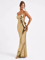 Elegant Temperament Formal Dress Sexy Halter Backless Bandage Bandage Robe Winter Evening Slim Ladies Club Party Dress