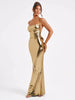 Elegant Temperament Formal Dress Sexy Halter Backless Bandage Bandage Robe Winter Evening Slim Ladies Club Party Dress