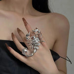 New Fashion Trend accessories Sexy Hip Hop Punk Metal Scorpion Ring Women'S Jewelry Party Surprise Gift 